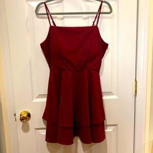 Altar’d State Red Dress With Bow